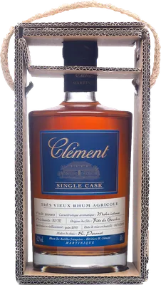 Bouteille de spiritueux : Single Cask Moka Intense de la marque Clément