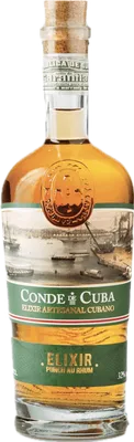 Bouteille de spiritueux : Elixir de la marque Conde de Cuba