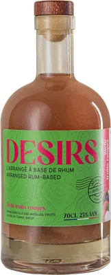 Bouteille de spiritueux : DESIRS - Litchi Fruits Rouges de la marque Rhum Désirs