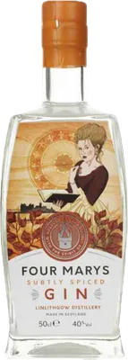 Bouteille de spiritueux : Subtly Spiced Gin de la marque Four Marys