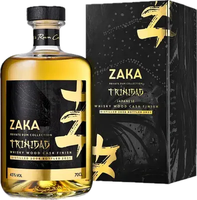 Bouteille de spiritueux : Trinidad Japanese Whisky Wood Cask Finish de la marque Zaka
