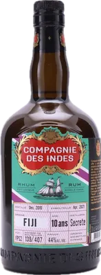 Bouteille de spiritueux : Fiji 10 Ans de la marque Compagnie des Indes