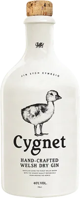 Bouteille de spiritueux : Hand-Crafted Welsh Dry Gin de la marque Cygnet