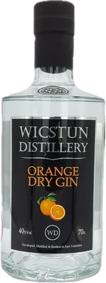 Bouteille de spiritueux : Orange Dry Gin de la marque Wicstun Distillery