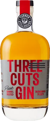 Bouteille de spiritueux : Three Cuts Gin – Barrel Rested de la marque Turner Stillhouse