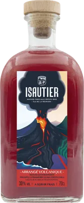 Bouteille de spiritueux : Arrangé Volcanique de la marque Isautier