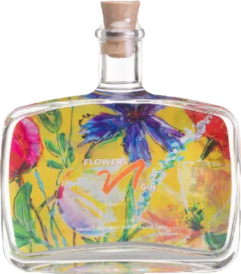 Bouteille de spiritueux : Summer edition de la marque FlowersNGin