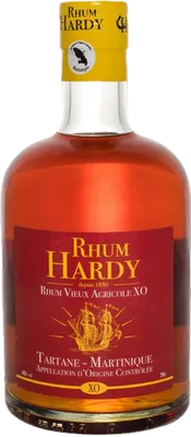Bouteille de spiritueux : Rhum Vieux Agricole XO de la marque Hardy