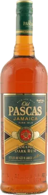 Bouteille de spiritueux : Dark Rum de la marque Old Pascas