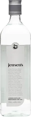 Bouteille de spiritueux : Bermondsey Dry Gin de la marque Jensen's