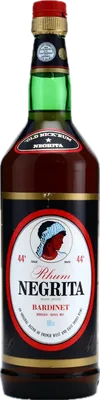 Bouteille de spiritueux : «Old Nick» Rum 70s de la marque Bardinet