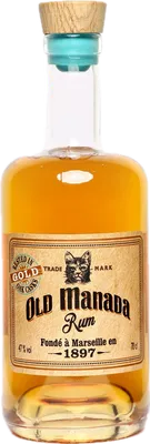 Bouteille de spiritueux : Gold de la marque Old Manada