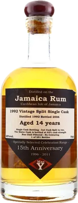 Bouteille de spiritueux : Vintage Split Single Cask de la marque Mac Y