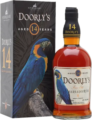 Bouteille de spiritueux : 14 ans de la marque Doorly's