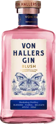 Bouteille de spiritueux : Blush de la marque Von Hallers Gin