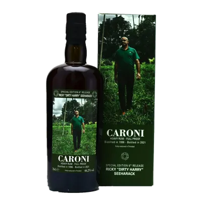Bouteille de spiritueux : 6th Employees Ricky “Dirty Harry” Seeharack de la marque Caroni