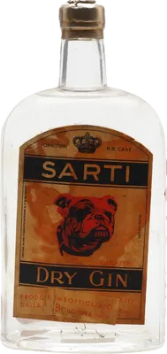 Bouteille de spiritueux : Dry Gin de la marque Sarti 