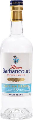 Bouteille de spiritueux : Rhum Blanc Haitian Proof 55° de la marque Barbancourt