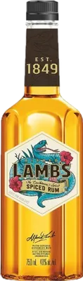 Bouteille de spiritueux : Spiced Rum de la marque Alfred Lamb's