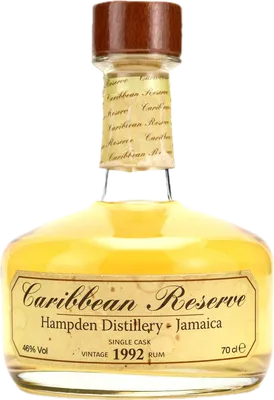Bouteille de spiritueux : Jamaica de la marque Hampden