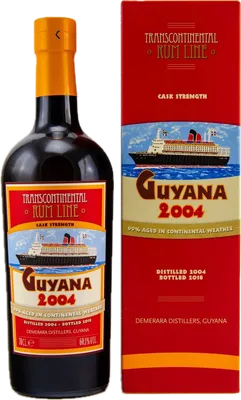 Bouteille de spiritueux : Guyana 2004 (Cask Strength) de la marque Transcontinental Rum Line