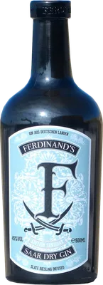 Bouteille de spiritueux : Saar Dry Gin - Edition Sansibar de la marque Ferdinand's