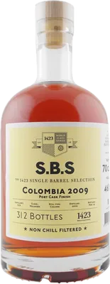 Bouteille de spiritueux : Colombia de la marque S.B.S