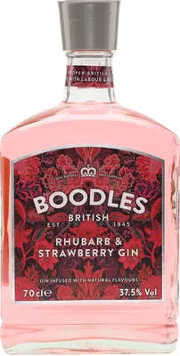 Bouteille de spiritueux : Strawberry and Rhubarb Gin de la marque Boodles
