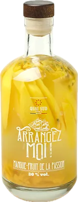 Bouteille de spiritueux : Arrangez-Moi Mangue-Fruits de la Passion de la marque Quai Sud