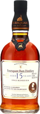 Bouteille de spiritueux : Private Cask Selection (Whisky & Rum Aan Zee) de la marque Foursquare
