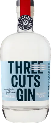 Bouteille de spiritueux : Founder’s Release de la marque Three Cuts Gin