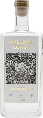 Bouteille de spiritueux : Clotted Cream Gin de la marque Wrecking Coast