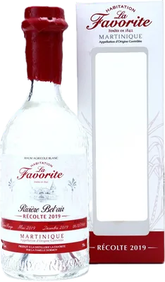 Bouteille de spiritueux : Rivière Bel’Air Récolte de la marque La Favorite
