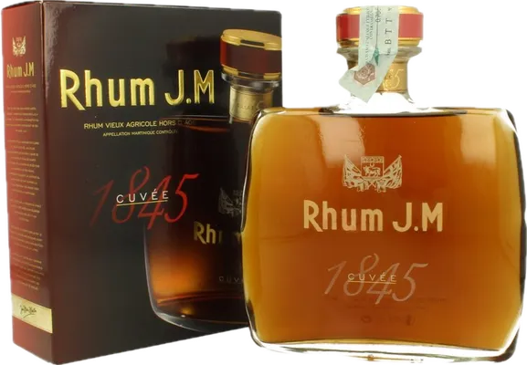 Bouteille de spiritueux : Cuvée 1845 de la marque Rhum J.M