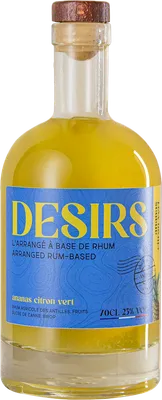 Bouteille de spiritueux : DESIRS - Ananas Citron Vert de la marque Rhum Désirs