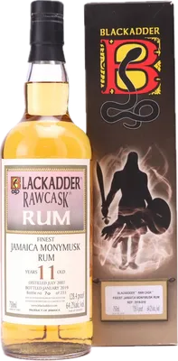 Bouteille de spiritueux : Finest Jamaica  Rum de la marque Monymusk