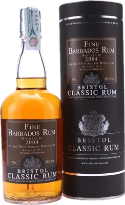 Bouteille de spiritueux : Fine Barbados Rum de la marque Foursquare