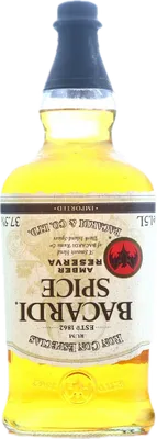 Bouteille de spiritueux : Spice Amber Reserve de la marque Bacardi