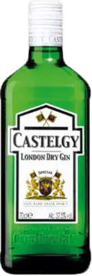 Bouteille de spiritueux : London Dry Gin de la marque Castelgy