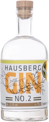 Bouteille de spiritueux : Gin No.2 de la marque Hausberg