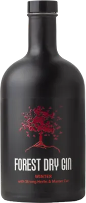 Bouteille de spiritueux : Winter de la marque Forest Dry Gin