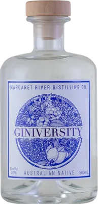 Bouteille de spiritueux : Australian Native Gin de la marque Giniversity