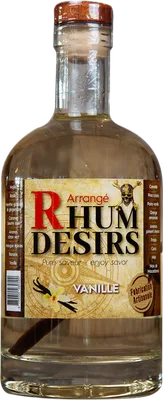 Bouteille de spiritueux : Vanille de la marque Rhum Désirs