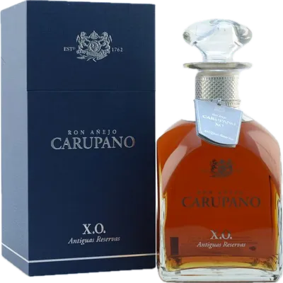 Bouteille de spiritueux : Ron Añejo Carúpano XO de la marque Destileria Carupano