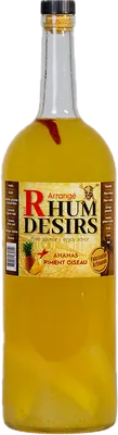 Bouteille de spiritueux : Planteur - Ananas Piment Oiseau de la marque Rhum Désirs