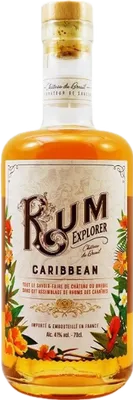 Bouteille de spiritueux : Rum Explorer Caribbean de la marque Château du Breuil