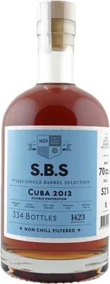Bouteille de spiritueux : Cuba de la marque S.B.S