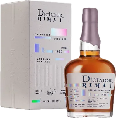 Bouteille de spiritueux : Rima I American Oak Cask 1997 50% de la marque Dictador