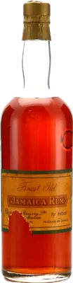 Bouteille de spiritueux : Jamaica Rum 1940s de la marque Davenports