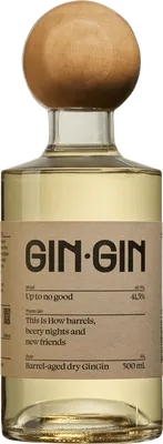 Bouteille de spiritueux : Barrel-Aged Dry GinGin de la marque GinGin Distillery